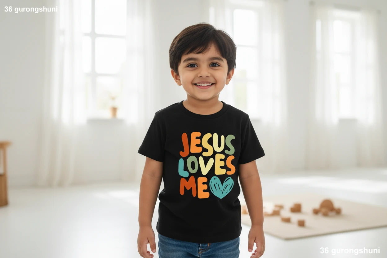 Jesus Loves Me Kids T-shirt