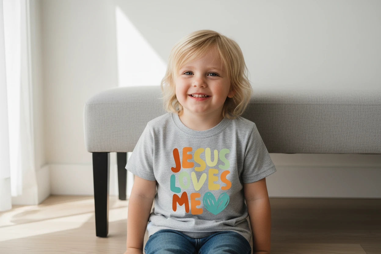 Jesus Loves Me Kids T-shirt