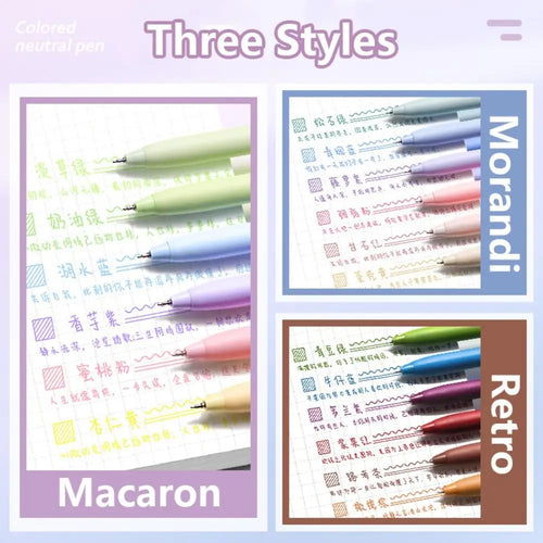 6Colors/Set Color Gel Pen
