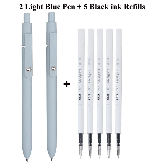 Retro Morandi Retractable Gel ink Ballpoint Pen
