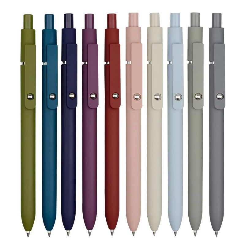 Retro Morandi Retractable Gel ink Ballpoint Pen