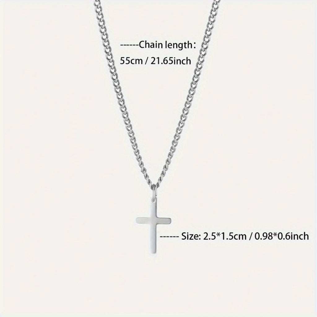 Fashion Minimalist Cross Pendant Necklace