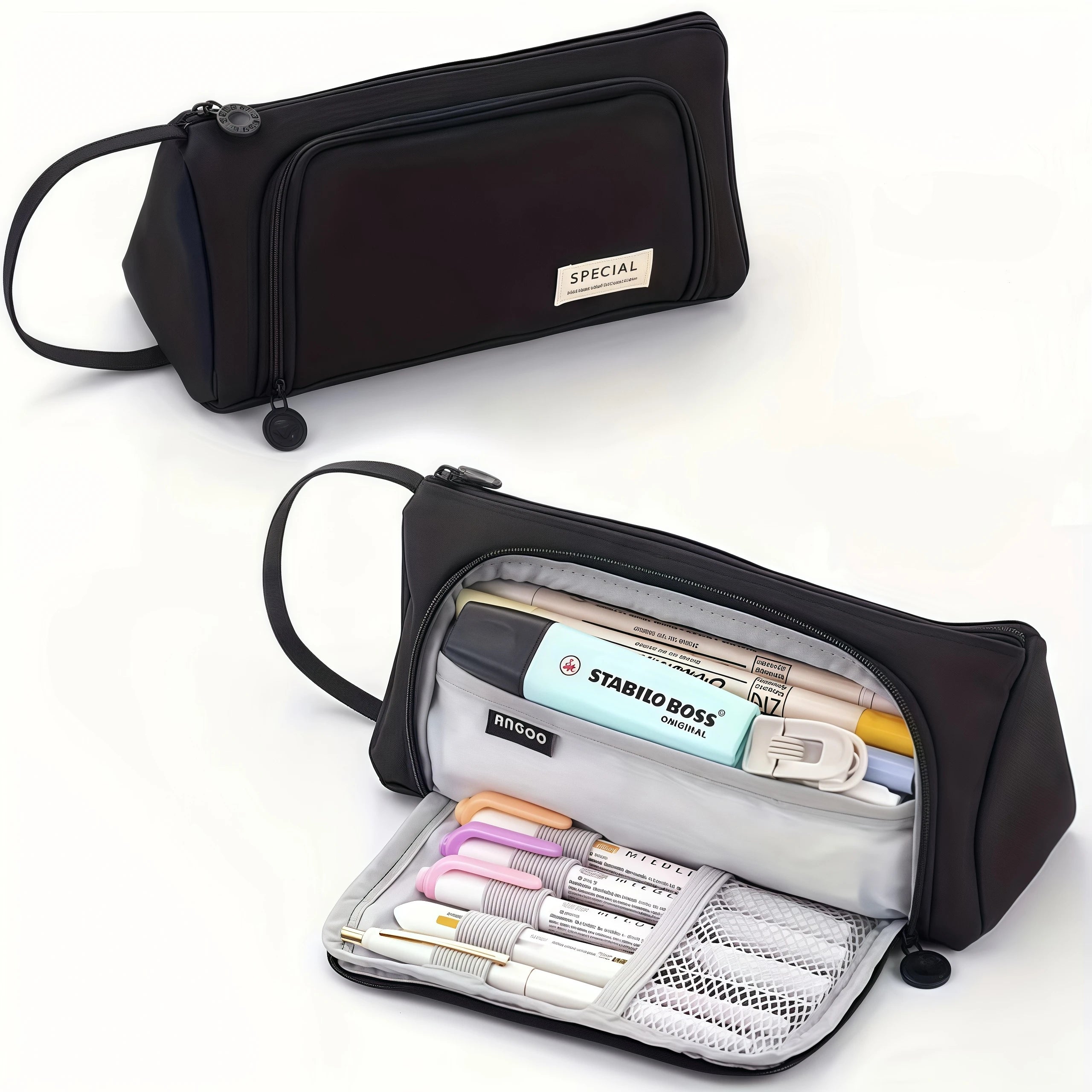 Large-capacity pen bag