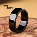 Genuine Natural Jadeite Ink  Rings for Men