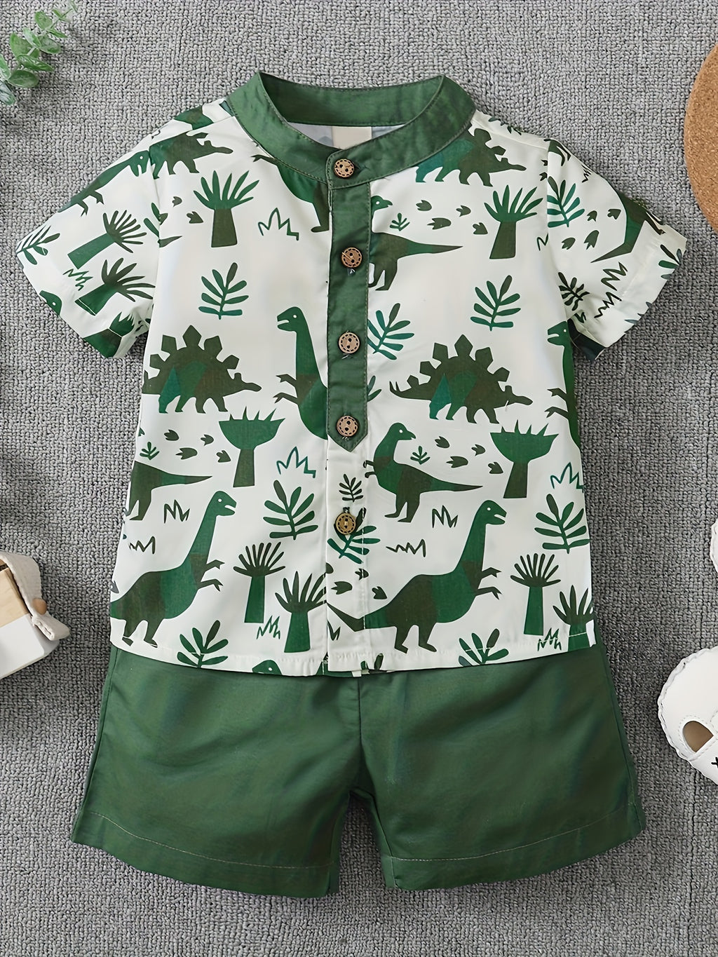 Baby Boy Summer Clothes Set Boy Dinosaur