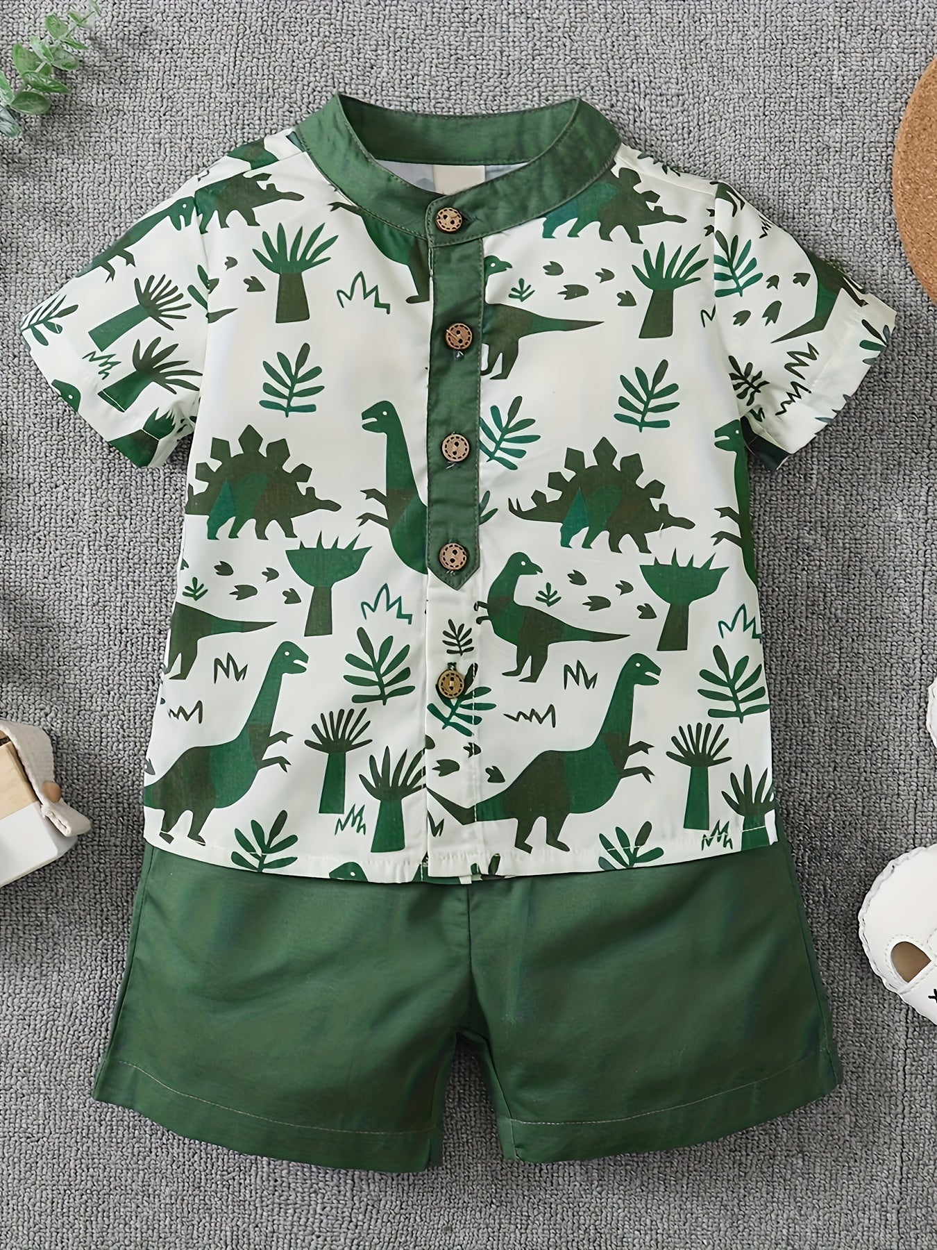Baby Boy Summer Clothes Set Boy Dinosaur