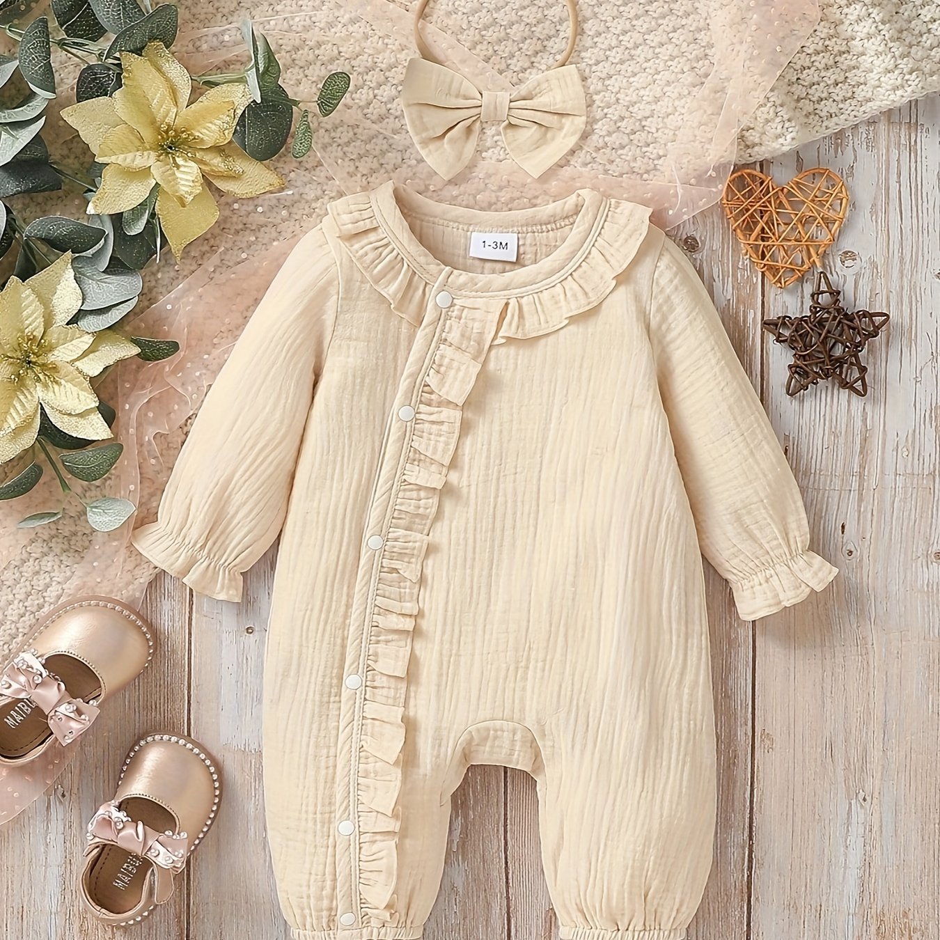 Newborn muslin bodysuit