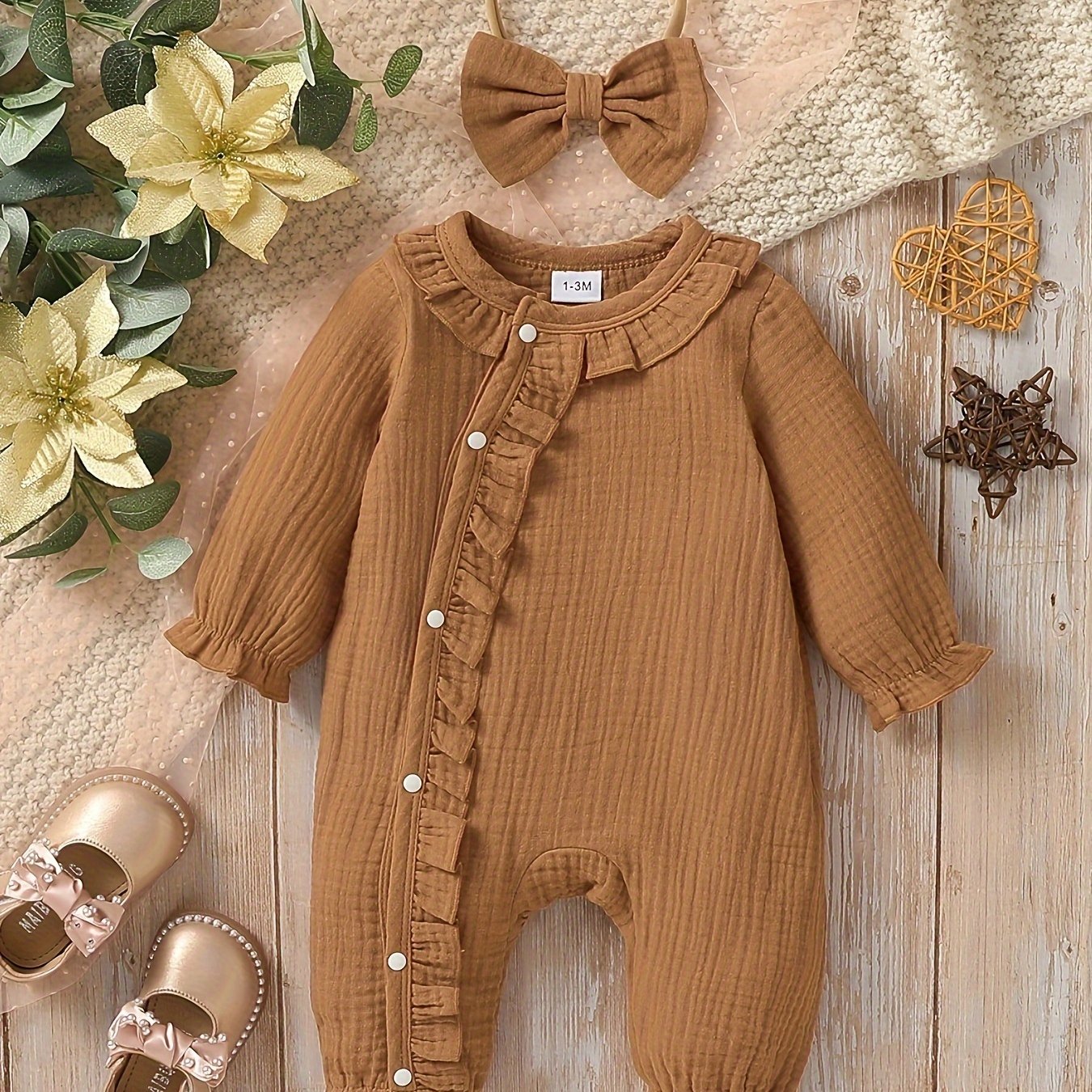 Newborn muslin bodysuit