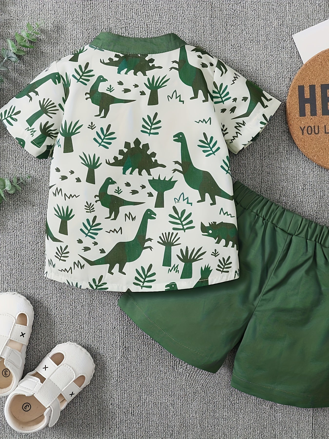 Baby Boy Summer Clothes Set Boy Dinosaur