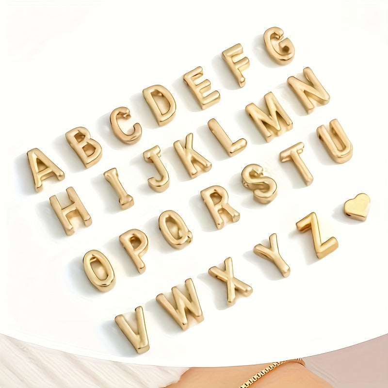 Letter Mini Love Heart Thin Chain Bracelet