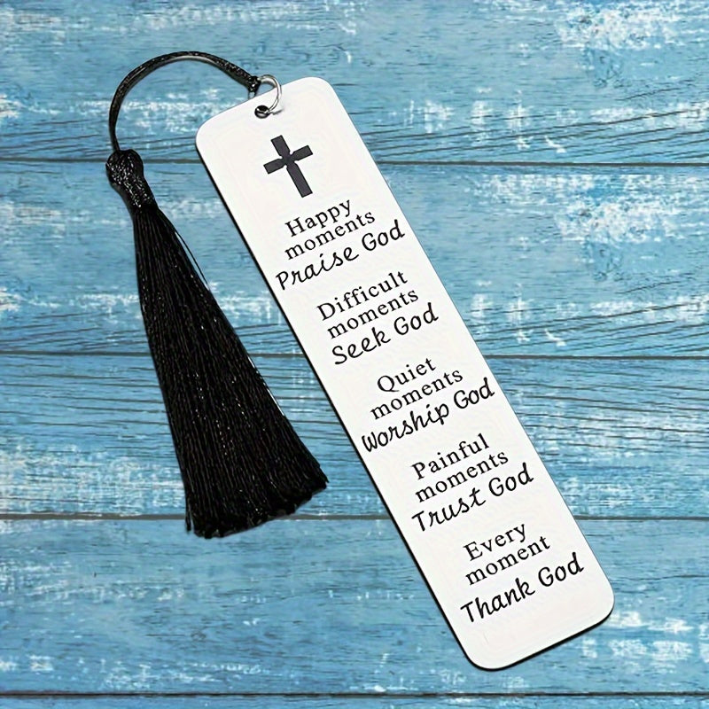 1pc Inspirational Bible Verse Bookmark