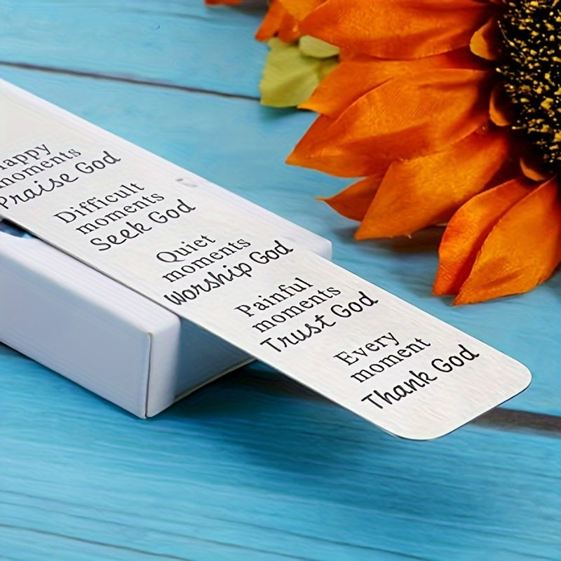 1pc Inspirational Bible Verse Bookmark