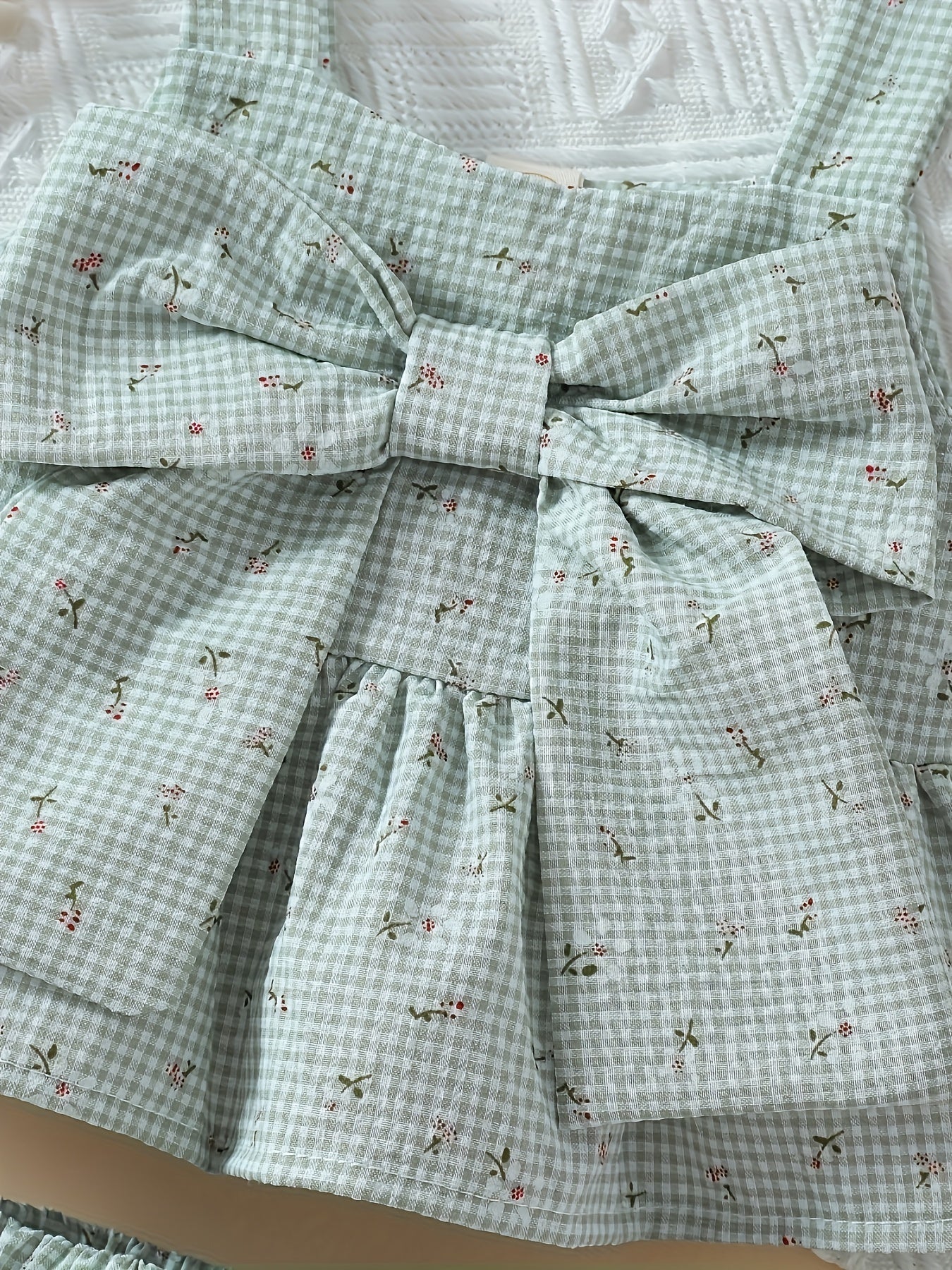 Teal baby girl outfit