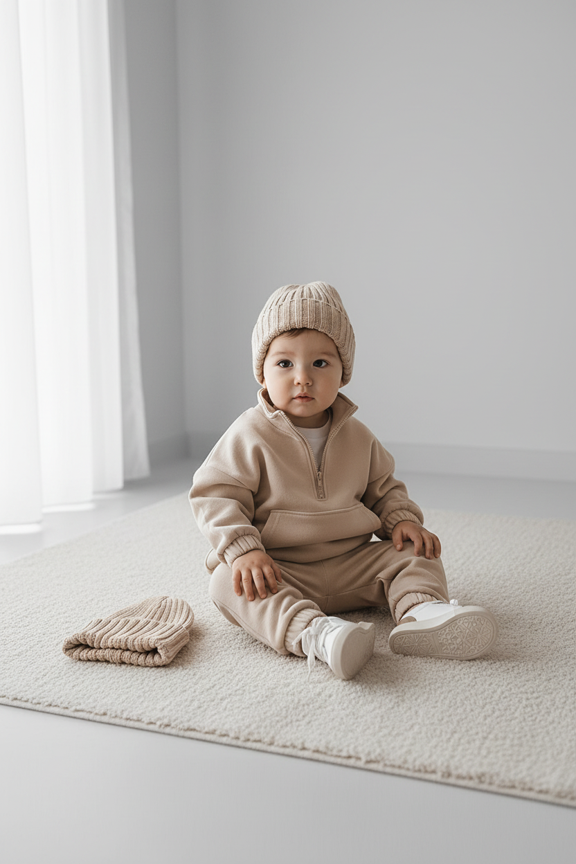 Baby's Sporty Style Clothing Set