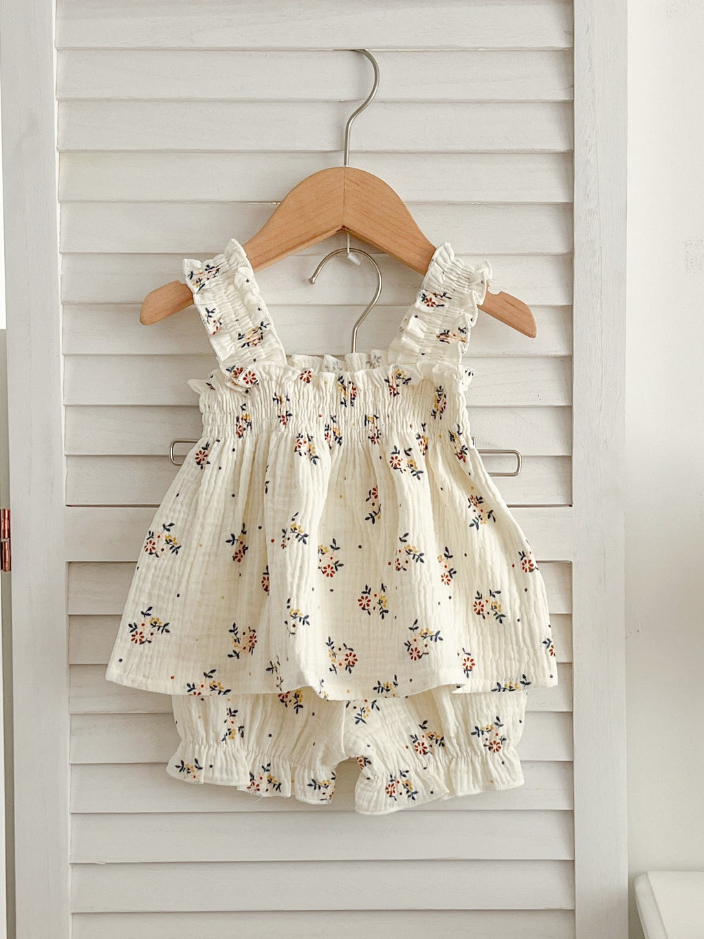 Baby's Floral Pattern 2pcs