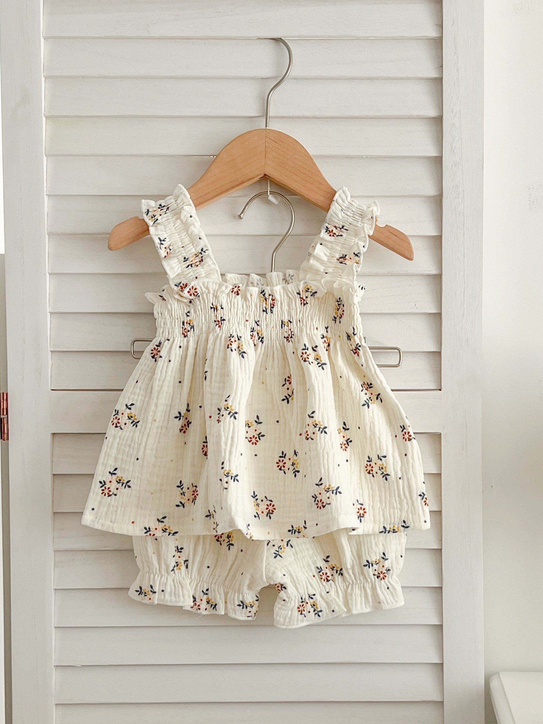 Baby's Floral Pattern 2pcs
