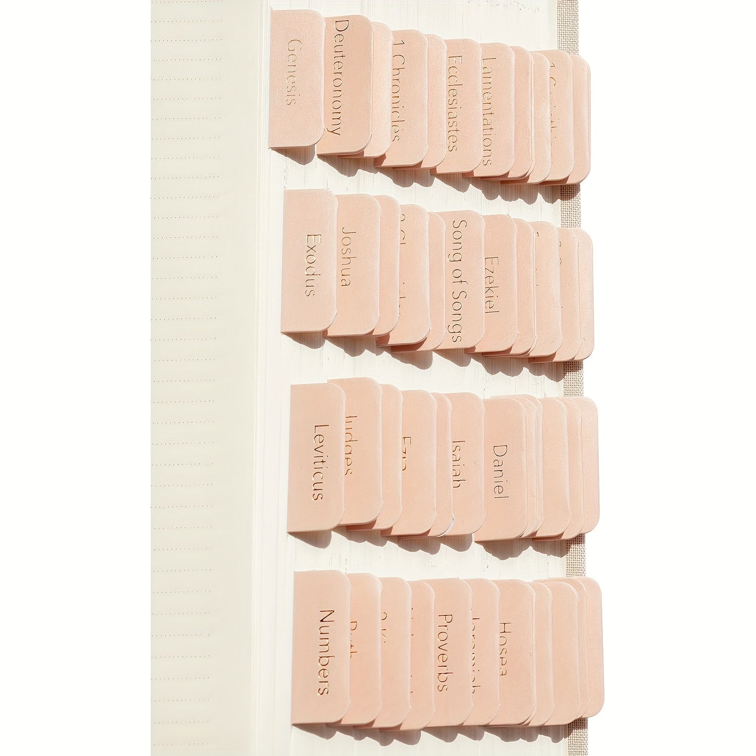 75 Tabs Bible Index Cards