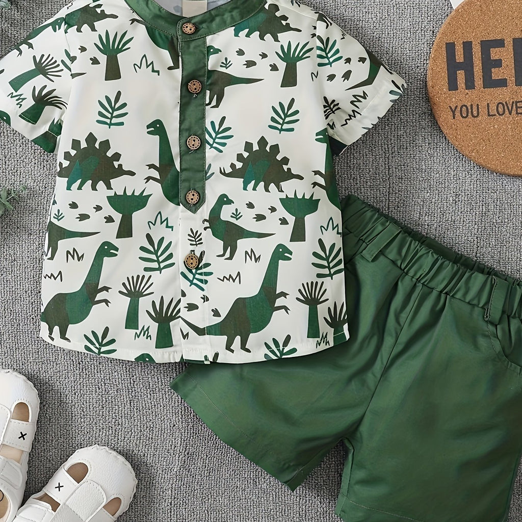 Baby Boy Summer Clothes Set Boy Dinosaur
