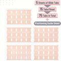 75 Tabs Bible Index Cards